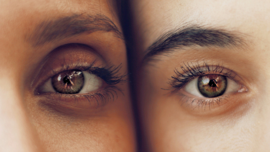 Strahlender Blick und gesunde Augen im Wechsel